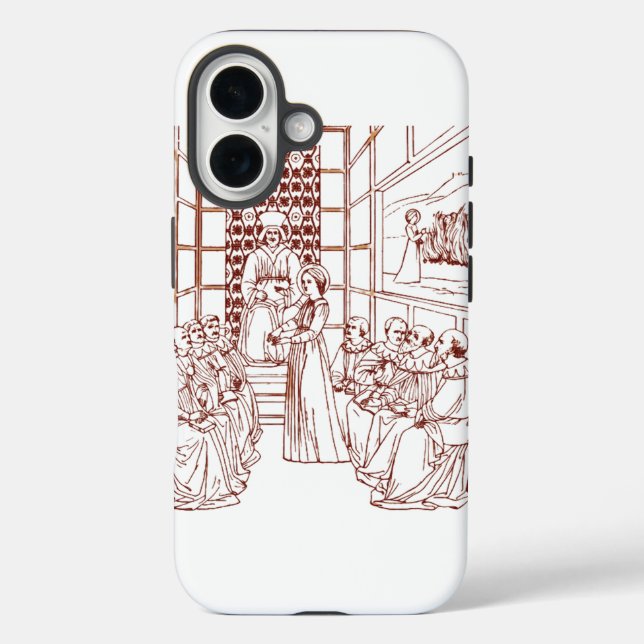 Coques Case-Mate iPhone Sainte Catherine disputant avec les érudits par Ma (Verso)
