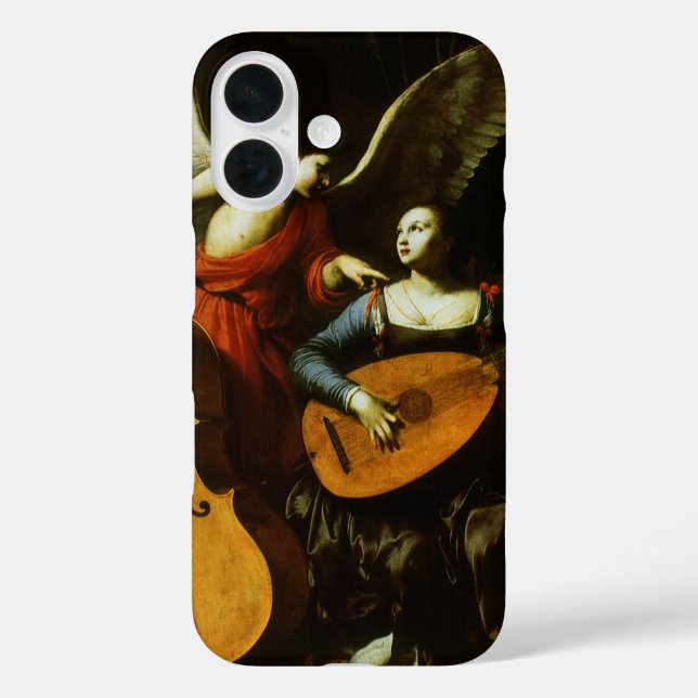 Coques Case-Mate iPhone Sainte Cécile et l'ange par Carlo Saraceni (Verso)
