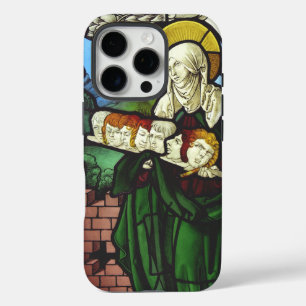 Coque iPhone 16 Pro Sainte Félicité et les têtes de ses sept fils