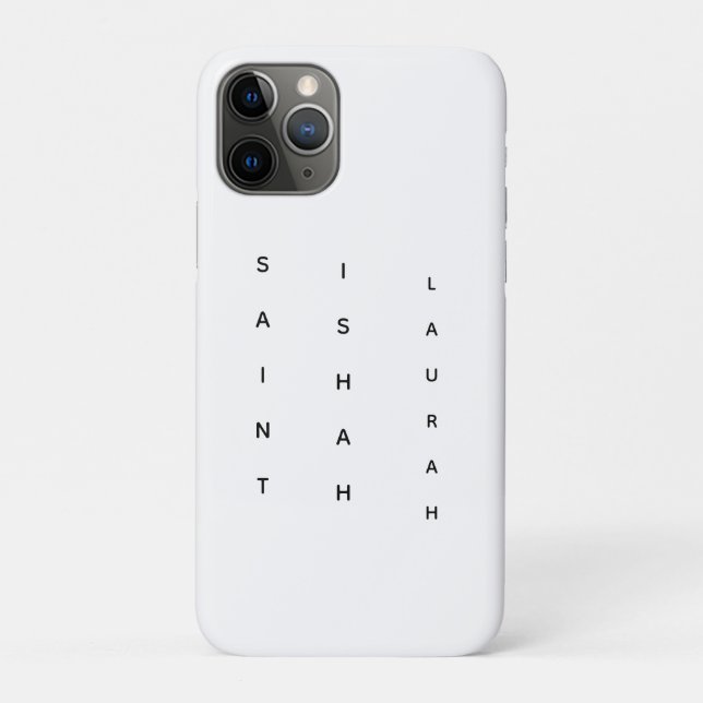 COQUES Case-Mate iPhone SAINTE ISHAH LAURAH VERTICALE (Dos)
