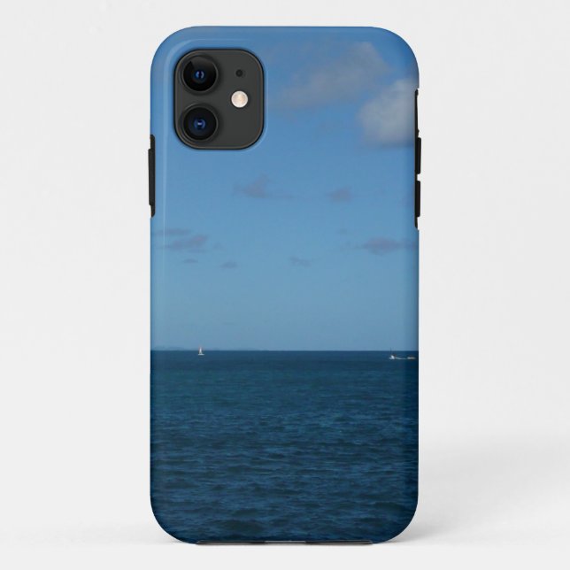 Coques Case-Mate iPhone Sainte-Lucie Horizon Océan Bleu (Dos)