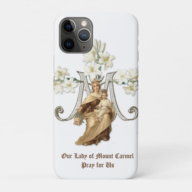 Coques Case-Mate iPhone Sainte Vierge Marie Mont Carmel (Dos)