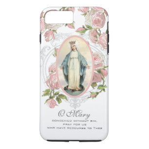 Case-Mate iPhone Case Sainte Vierge Marie Religieuse Vintage catholique