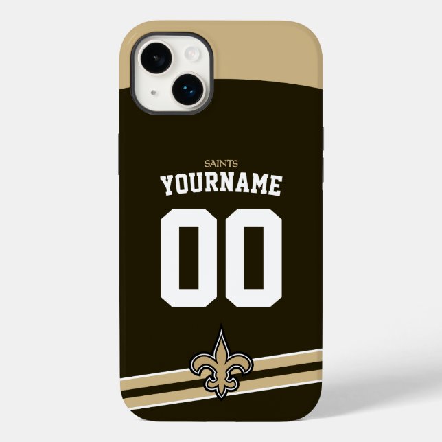 Coques Case-Mate iPhone Saints Personnalisés Jersey Football Américain (Verso)