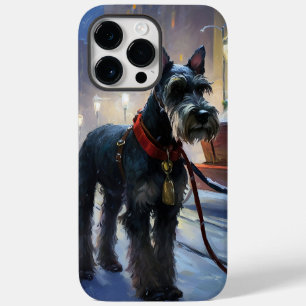 Coque Case-Mate iPhone Saison de Noël des Schnauzer miniatures