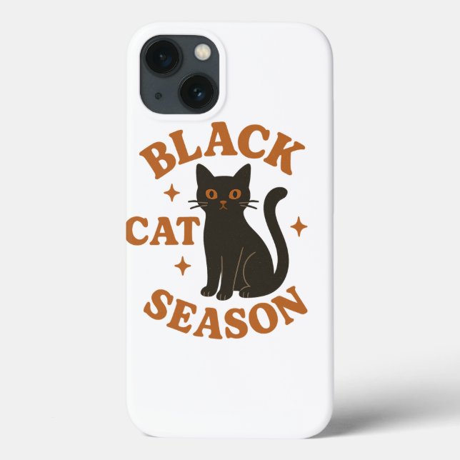 Coques Case-Mate iPhone saison des chats noirs (Verso)