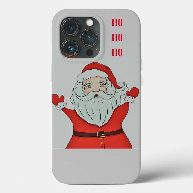 Coques Case-Mate iPhone Saison Festive Santa Claus  (Verso)