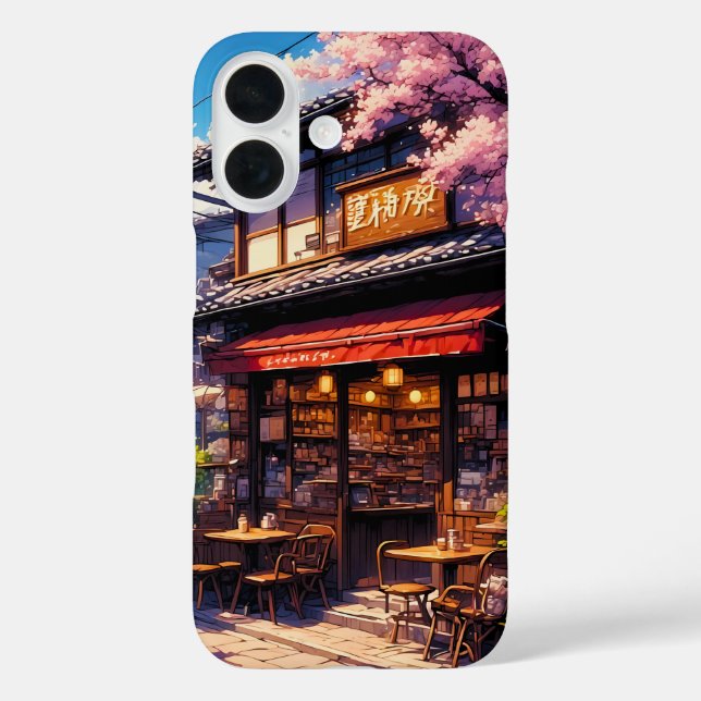 Coques Case-Mate iPhone Sakura Kissa  - Cherry Blossom Café (Verso)