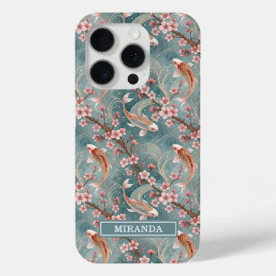 Coque Case-Mate iPhone Sakura Koi Poisson Motif Monogrammé Japonais