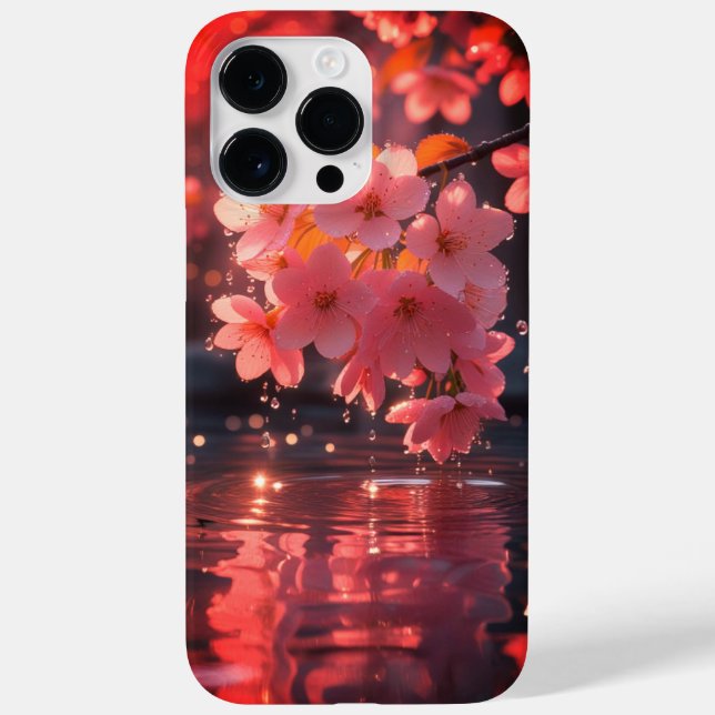 Coques Case-Mate iPhone Sakura Rose Fleurit Sur L'Eau | Serene Spring Nat (Verso)