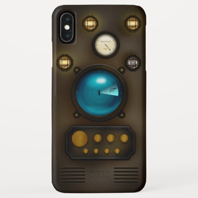 Coques Case-Mate iPhone Salle de contrôle des navires sous-marins Steampun (Dos)