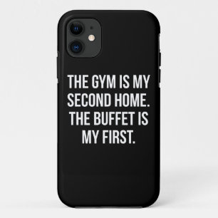 Case-Mate iPhone Case Salle de gym et buffet est ma maison, en vrac - En