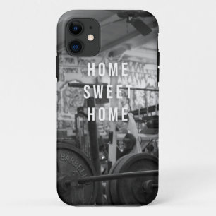 Coque Case-Mate iPhone Salle de gym - Home Sweet Home - Barbell - Entraîn