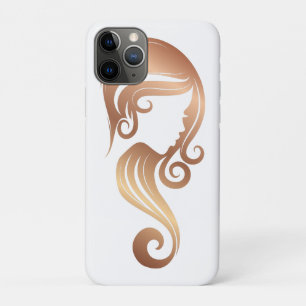 Case-Mate iPhone Case Salon de beauté et de coiffure Chic Rose Gold Girl