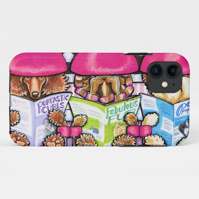 Coques Case-Mate iPhone Salon Posh Pup (Dos (Horizontal))
