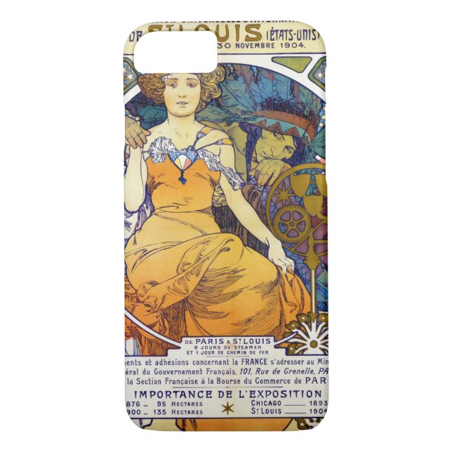Coques Case-Mate iPhone Salon Saint-Louis, Mucha (Dos)