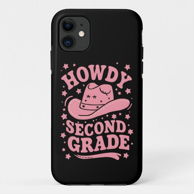 Coques Case-Mate iPhone Salut Cowboy Vacheresse de 2e année Retour à l'éco (Dos)