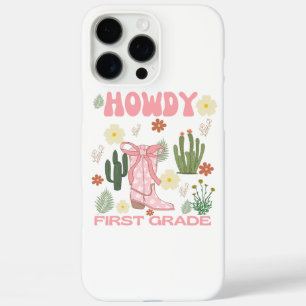 Coque iPhone 16 Pro Max Salut Première Année Cowgirl Premier Jour