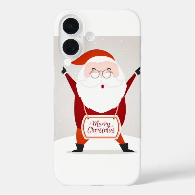 Coques Case-Mate iPhone Salutation du Père Noël (Verso)