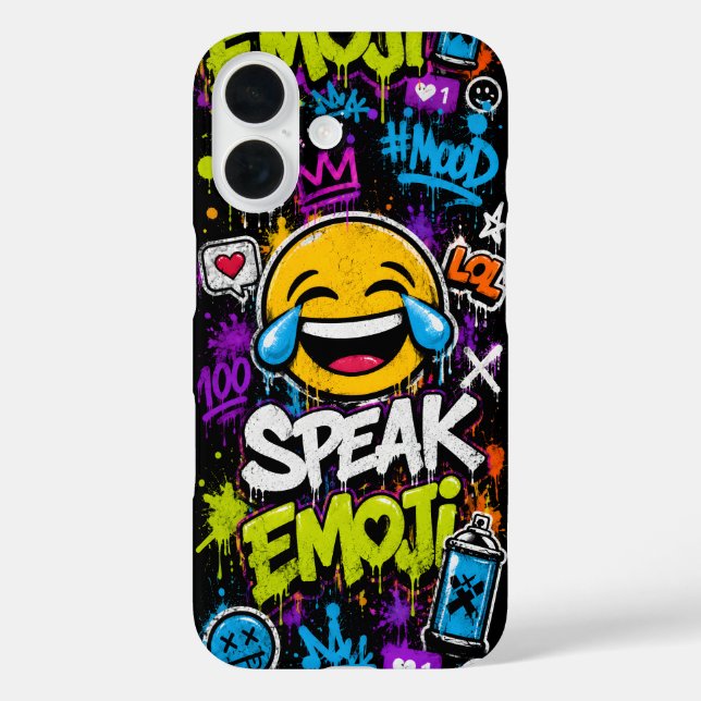 Coques Case-Mate iPhone Salutations d'Emoji Land  Coques pour iPhone 16 (Verso)