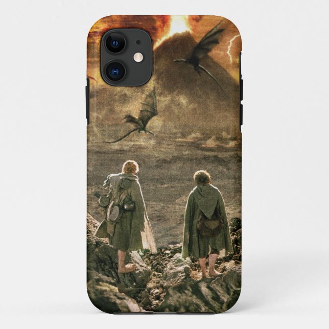 Coques Case-Mate iPhone Sam and FRODO™ Approaching Mount Doom (Dos)