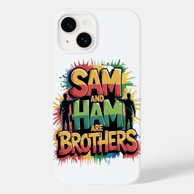 Coques Case-Mate iPhone Sam & Ham sont frères (Verso)