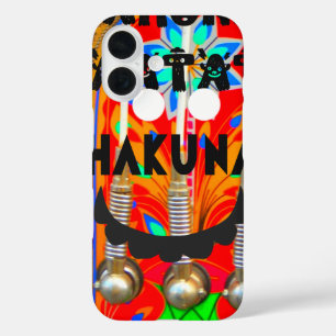 Coques iPhone 16 Samba couleurs du carnaval Hakuna Matata blings.pn