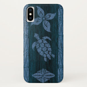 Coque Case-Mate Pour iPhone Samoan Tapa Hawaiian Faux Wood Surboard
