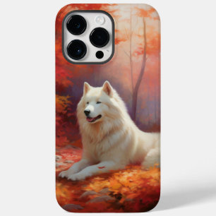 Coque Case-Mate iPhone Samoyé en automne Leaves Fall Inspire