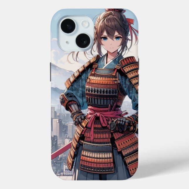 Coques Case-Mate iPhone Samurai Girl : Lame d'honneur (Verso)