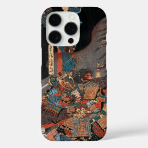 Coque iPhone 16 Pro Samurai Hero Yorimitsu : L'art du bois Vintage