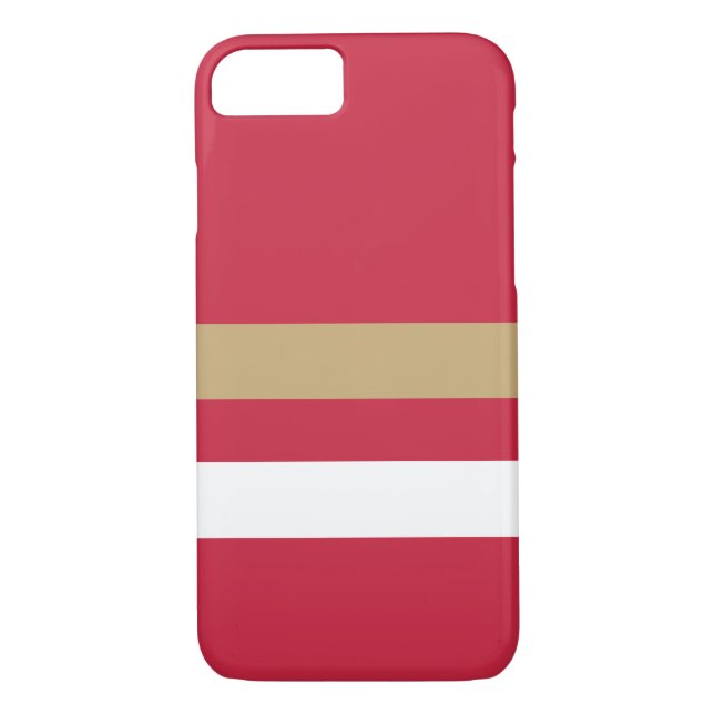 Coques Case-Mate iPhone San Francisco Red&Gold (Dos)