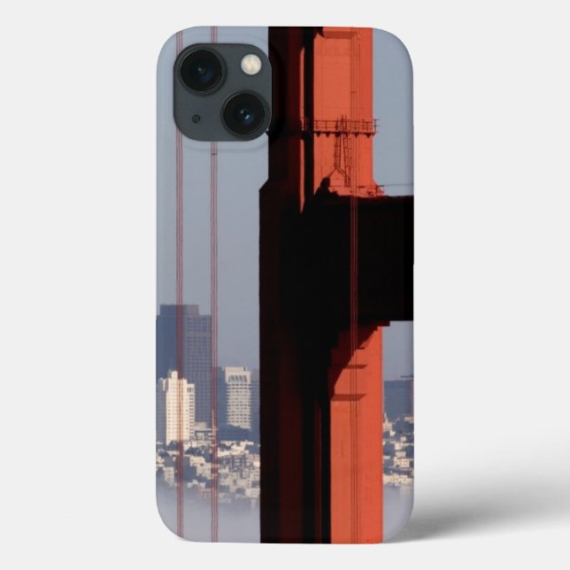 Coques Case-Mate iPhone San Francisco Skyline from Golden Gate Bridge. (Verso)