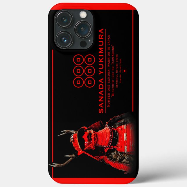 Coques Case-Mate iPhone SANADA YUKIMURA (Red ver.) (Verso)