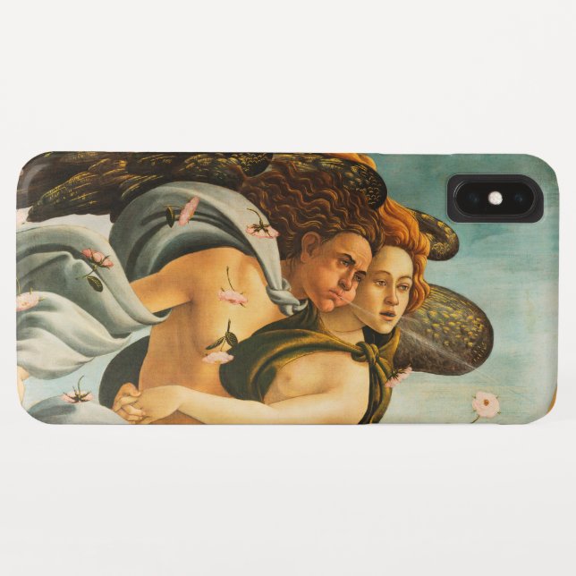Coques Case-Mate iPhone Sandro Botticelli La Naissance de Vénus Zéphyr, Ch (Dos (Horizontal))