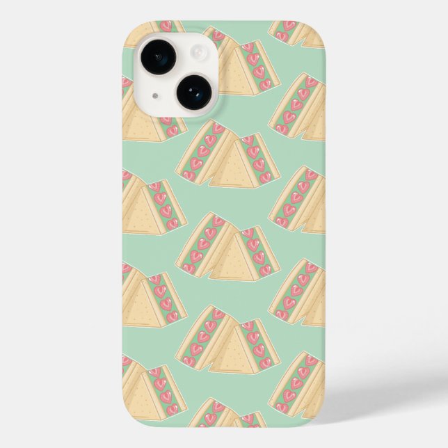 Coques Case-Mate iPhone Sandwich à la fraise de Matcha (Verso)