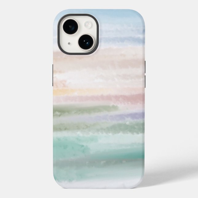 Coques Case-Mate iPhone Sandy Beach Ocean Waves Coucher de soleil Couleur  (Verso)