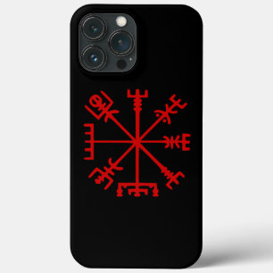 Coques Pour iPhone Sang Rouge Vegvísir (Viking Compass)