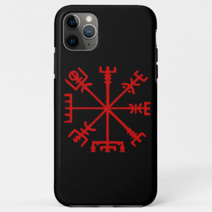Coques Pour iPhone Sang Rouge Vegvísir (Viking Compass)