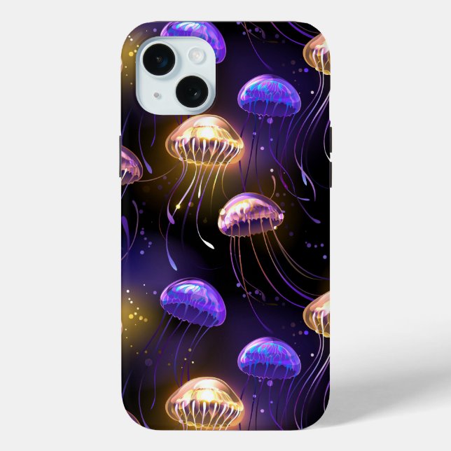 Coques Case-Mate iPhone Sans joint avec méduse éclatante (Verso)