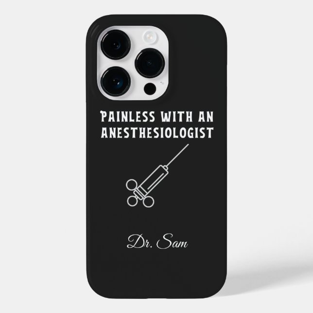 Coques Case-Mate iPhone Sans peinture avec un anesthésiste, anesthésiologi (Verso)