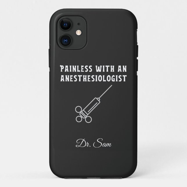 Coques Case-Mate iPhone Sans peinture avec un anesthésiste, anesthésiologi (Dos)
