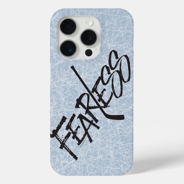 Coques Case-Mate iPhone Sans peur (Hockey) (Verso)