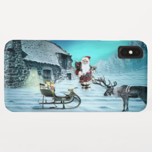 Case-Mate iPhone Case Santa and Rudolph with Sled