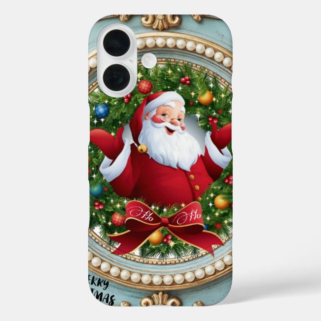 Coques Case-Mate iPhone Santa Christmas  (Verso)
