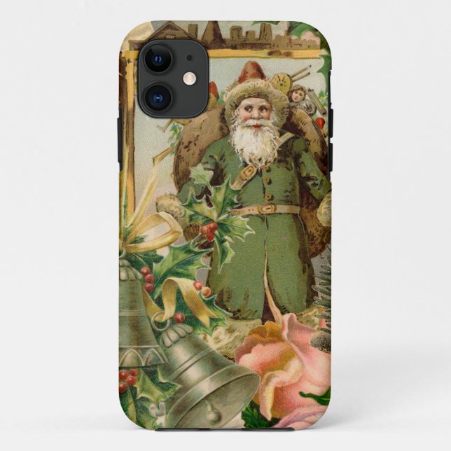 Coques Case-Mate iPhone Santa Claus Noël Antiquité Belle Art (Dos)
