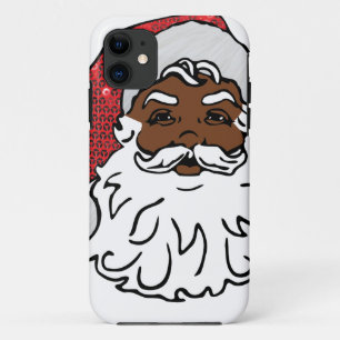 Coque iPhone 11 santa claus noir