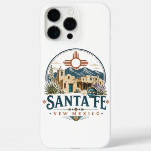 Coque iPhone 16 Pro Max Santa Fe Nouveau-Mexique Architecture Adobe Sud-Ou