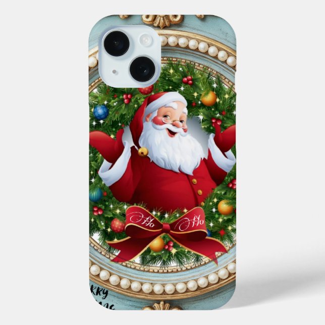 Coques Case-Mate iPhone Santa Noël  (Verso)