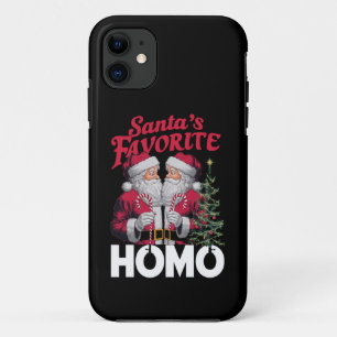 Case-Mate iPhone Case Santas Favori Homo Gay Christmas LGBTQ Pride
